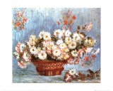 Chrysanthemums, c.1878 Prints by Claude Monet