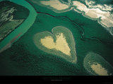 Cœur de Voh Affiches par Yann Arthus-Bertrand
