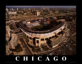 White Sox de Chicago : terrain U.S. Cellular Poster par Mike Smith