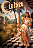 Cuba Poster van Kerne Erickson Cuba Poster van Kerne Erickson