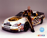 Dale Jarrett Portrait With Car Photo