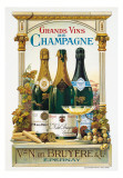 De Champagne Poster by Arnold Eyckermans De Champagne Poster by Arnold Eyckermans