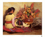 Crucita, a Taos Indian Girl Prints by Joseph Henry Sharp