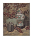 Eucalyptus with Lotus Vase Posters by Francie Botke