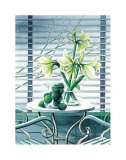 Fenster mit Lilien Posters by Franz Heigl Fenster mit Lilien Posters by Franz Heigl