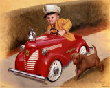 Le petit pompier Art par David Lindsley