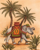 Elephant Safari I Print by Dianne Krumel