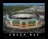 Green Bay Packers : terrain New Lambeau Affiches