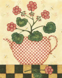 Geranium Triptych Prints by Robin Betterley Geranium Triptych Prints by Robin Betterley