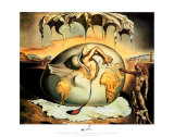 Geopoliticus Kunstdrucke von Salvador Dalí