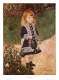 Girl with a Watering Can Kunst von Pierre-Auguste Renoir