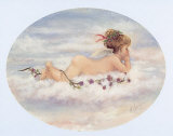 Ange fille Poster par Kathleen Carrigan