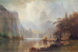 Albert Bierstadt - In the Mountains - Reprodüksiyon Albert Bierstadt - In the Mountains - Reprodüksiyon