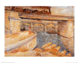 The Bridge at Asnieres Print by Vincent van Gogh