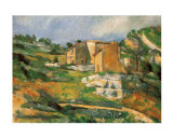 Houses at the Estaque Prints by Paul Cézanne