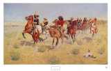 Halte-Mettez pied à terre Art par Frederic Sackrider Remington