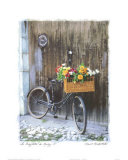 La Bicyclette de Marilys I Láminas por Chauve Auckenthaler
