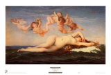 La naissance de Vénus Affiches par Alexandre Cabanel