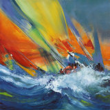 Jeu De Voiles Kunst av Max Laigneau Jeu De Voiles Kunst av Max Laigneau