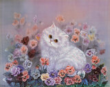 Kittens and Flowers IV Pôsters por Lily Chang Kittens and Flowers IV Pôsters por Lily Chang
