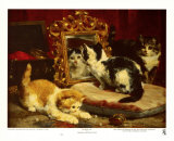 Chatons, 1893 Posters par Charles Van Den Eycken