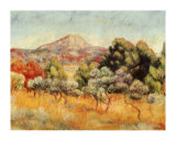 Montaña Sainte-Victoire Arte por Pierre-Auguste Renoir Montaña Sainte-Victoire Arte por Pierre-Auguste Renoir