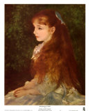 Mademoiselle Irene Print by Pierre-Auguste Renoir