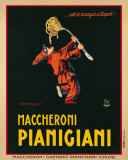Maccheroni Pianigiani, 1922 Posters by Achille Luciano Mauzan