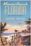 Miami Beach Posters van Kerne Erickson Miami Beach Posters van Kerne Erickson