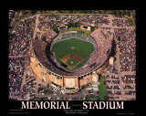 Memorial-Stadion: Letztes Spiel der Orioles Poster von Mike Smith