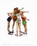 Ah, ouais! Art par Norman Rockwell