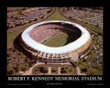 RFK-Stadion: Washington Redskins, Weltmeister 1991 Kunstdrucke von Mike Smith