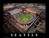 Safeco Park - Seattle, Washington Art by Mike Smith