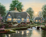 Serenity Cottages II Prints by Richard Burns Serenity Cottages II Prints by Richard Burns