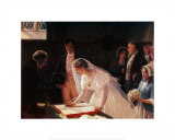 La firma del registro Arte por Edmund Blair Leighton La firma del registro Arte por Edmund Blair Leighton