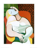 Le rêve Affiches par Pablo Picasso