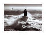 Tempete sur l Iroise Poster von Guillaume Plisson
