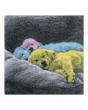 Sweet Dreams (pink, blue, yellow) Giclee Print by Evelyn Morris Hecht