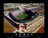 Texas, Erster Spieltag der Rangers im Baseball-Stadion von Arlington Kunstdrucke von Mike Smith
