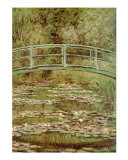 The Japanese Bridge Art by Claude Monet
