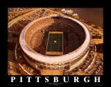 Estadio Three Rivers: Pittsburgh, Pensilvania Arte por Mike Smith