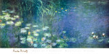 Nymphéas, Matin Affiches par Claude Monet