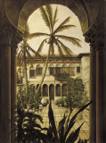 View to the Courtyard Prints by David Parks