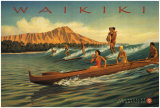 Waikiki Reprodukcje autor Kerne Erickson