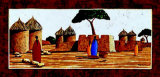 Village dogon Posters par Moga 