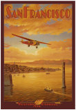 Western Air Express, San Francisco, California Plakater av Kerne Erickson