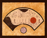 Zen Fans I Prints by Gene Ouimette