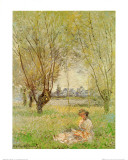 Woman Under the Willows Prints by Claude Monet