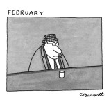 February - New Yorker Cartoon Premium Giclee Print by Charles Barsotti