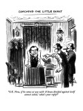 "O.K. Now, if he comes at you with 'A house divided against itself cannot …" - New Yorker Cartoon Premium Giclee Print by Ed Fisher